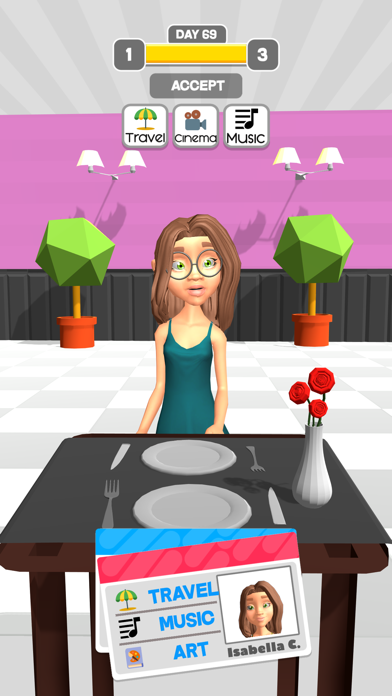 Speed Dating 3D iPhone screenshot