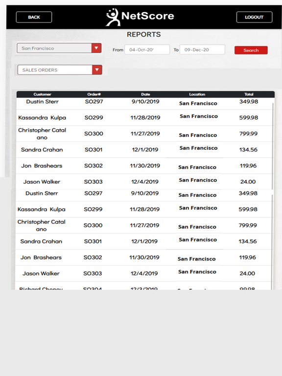 Screenshot #5 pour NetScoreMobilePOS