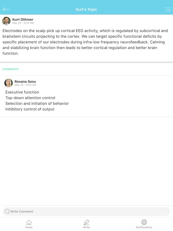 EEGInfo Mobile iPad screenshot 3 - Medical app