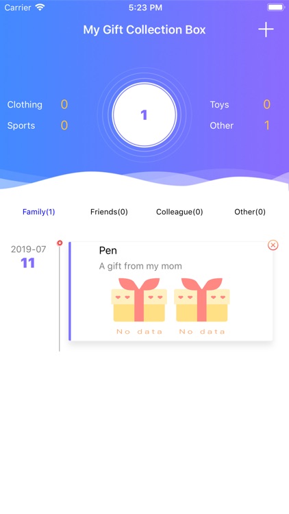 My Gift Collection Box