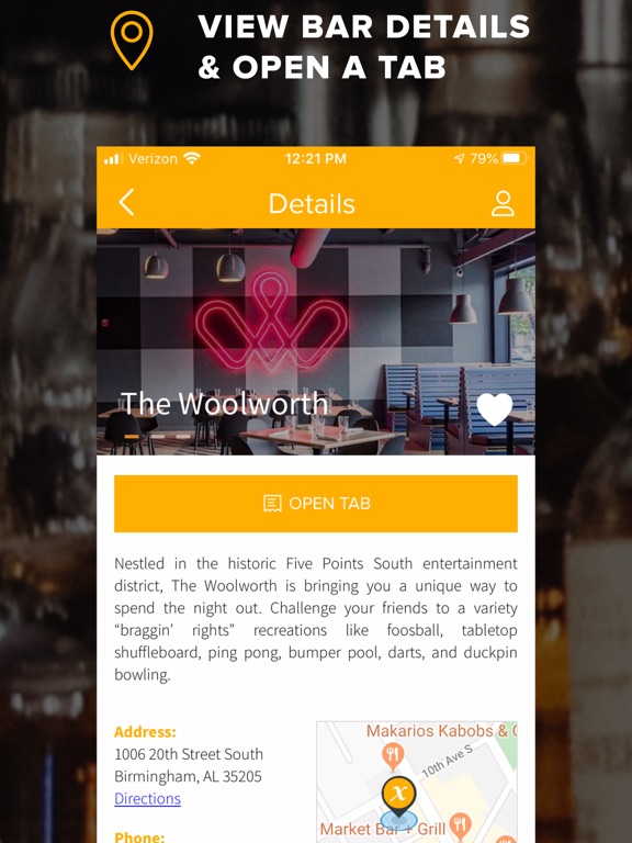 TabX iPad screenshot 4 - Food & Drink app