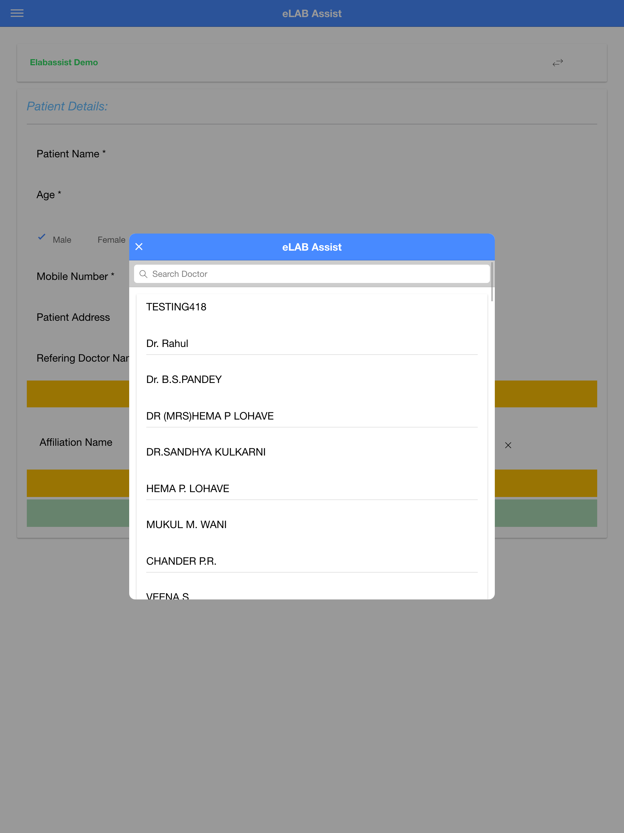 eLabAssist Doctor screenshot 19