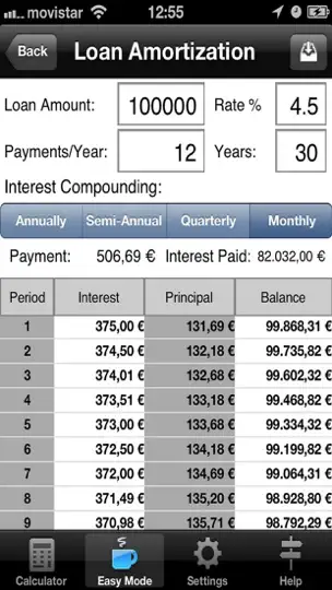 Financial Calculator iPhone Ekran Görüntüsü 2