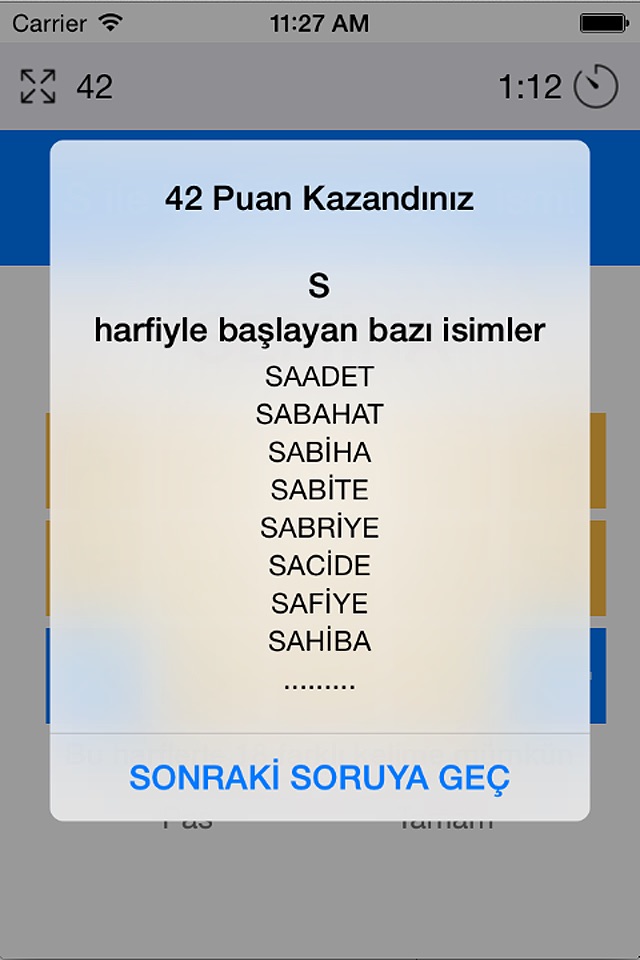 İsim Şehir Oyunu screenshot 3