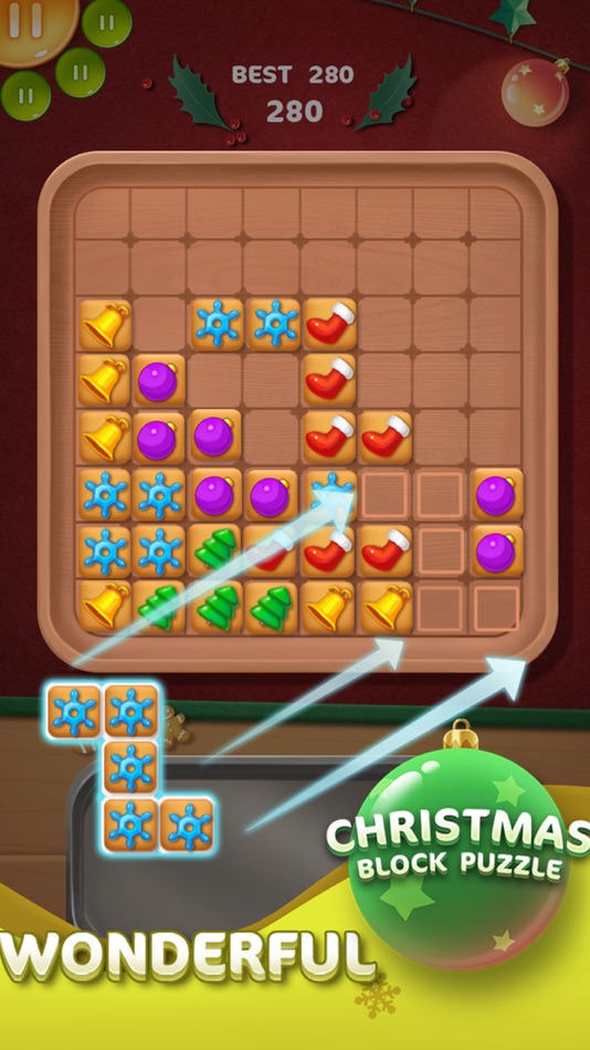 #1. Christmas Block Puzzle (iOS) 由: 剑锐 廖