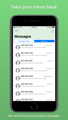 SMS Filter screenshot 1
