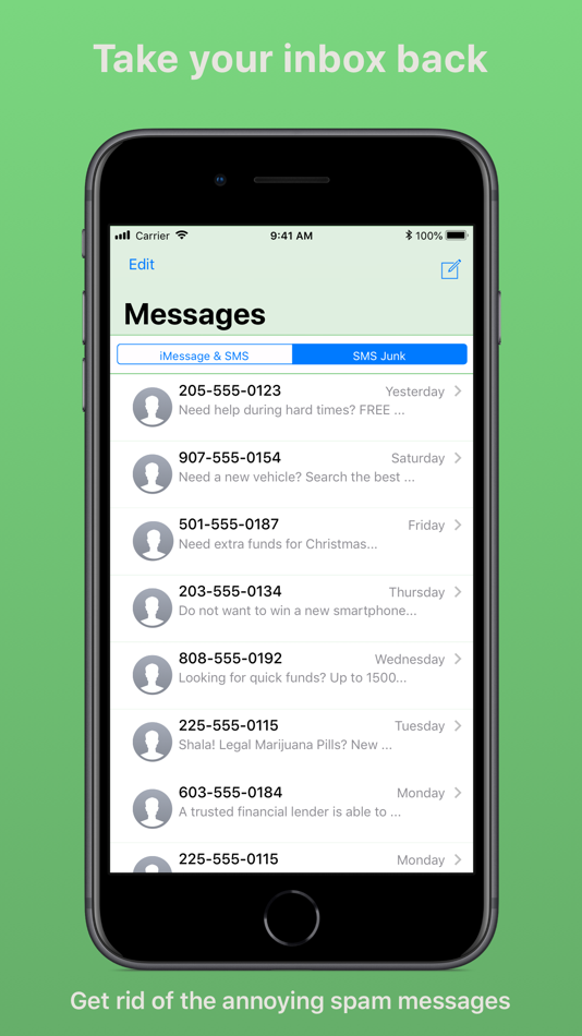 #1. SMS Filter (iOS) 由: Iurii Mozharovskyi