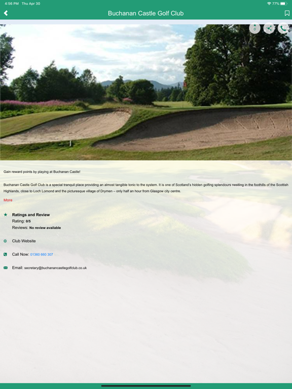 Priority Golf iPad screenshot