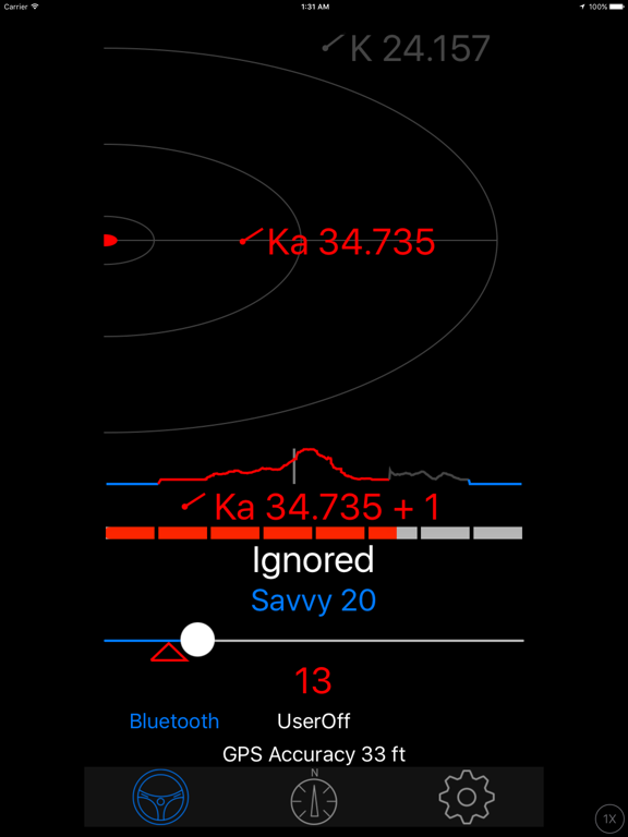 V1Driver iPad screenshot 5 - Utilities app