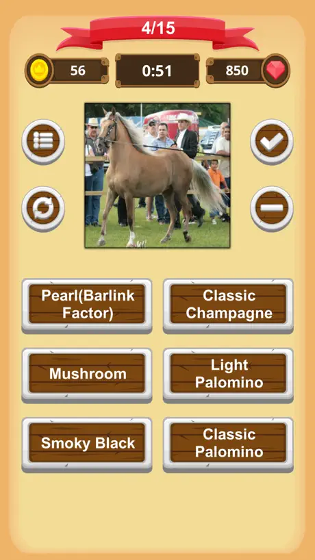 Horse Coat Colors - Quiz