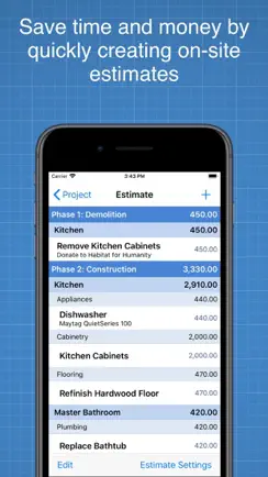 Construction Cost Estimator iPhone image 1