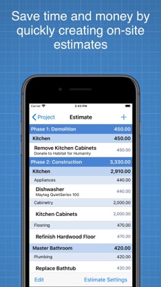 Construction Cost Estimator screenshot 1