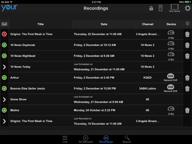 YourTV for iPad