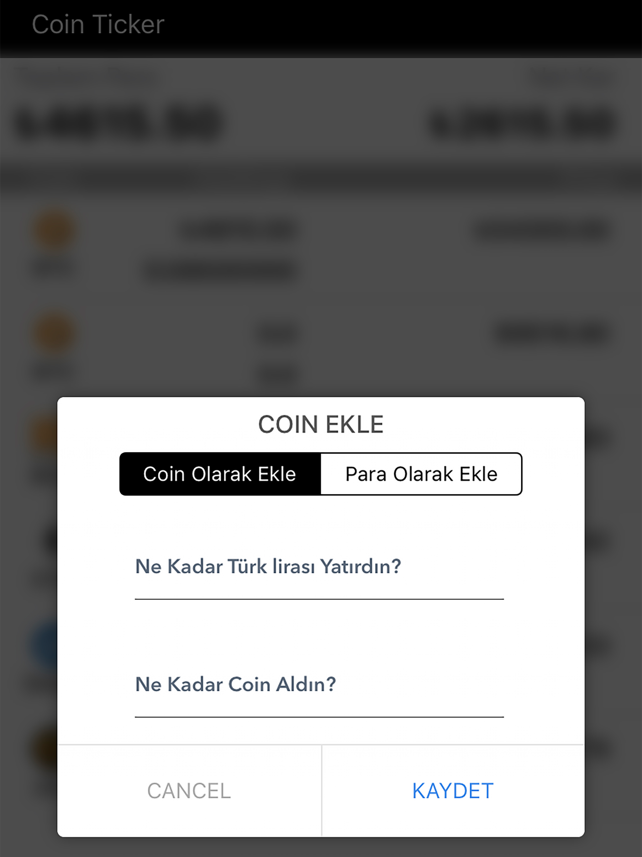 Coin Ticker