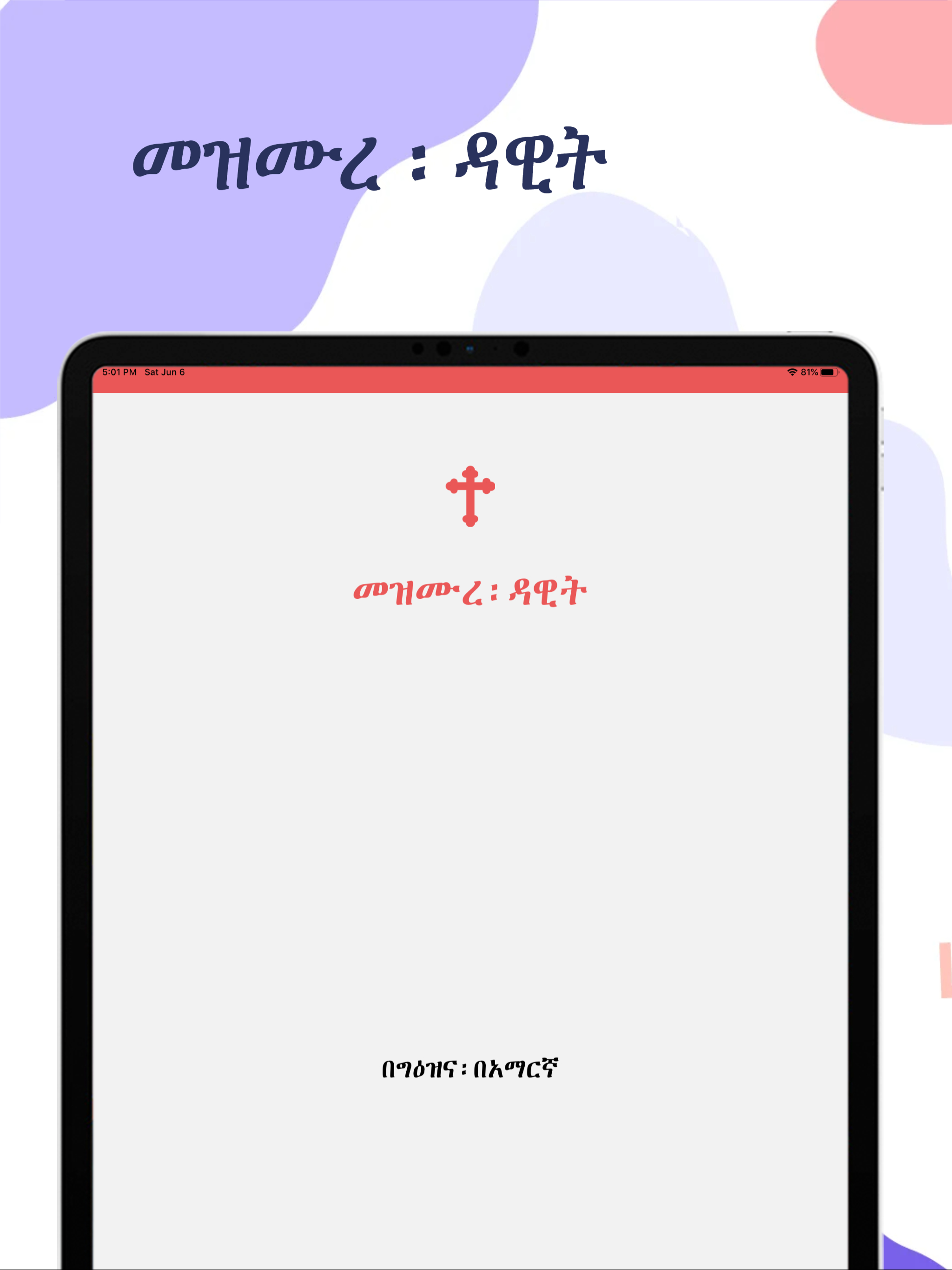 Mezmure Dawit screenshot 6