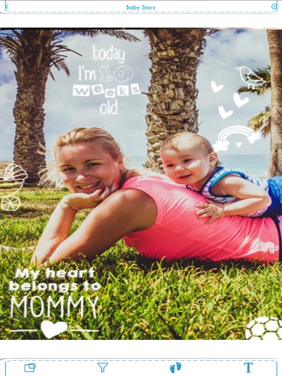 Baby Story Pregnancy Pics iPad screenshot