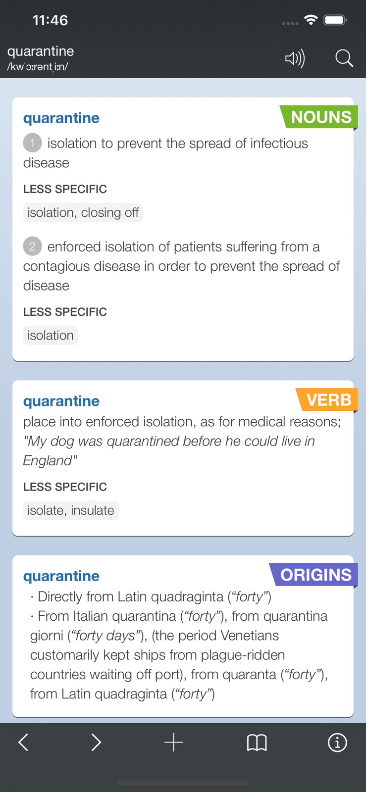 Advanced English Dictionary. iphone screenshot 2