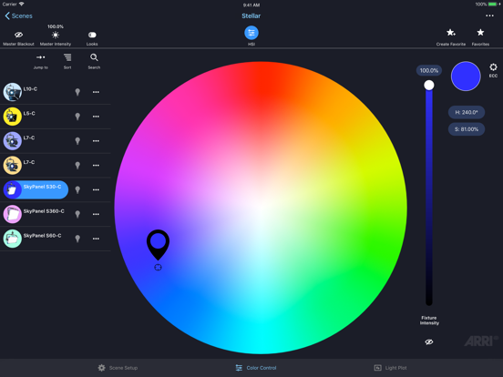 Stellar by ARRI iPad app afbeelding 1