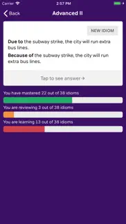 gmat idiom flashcards iphone screenshot 4