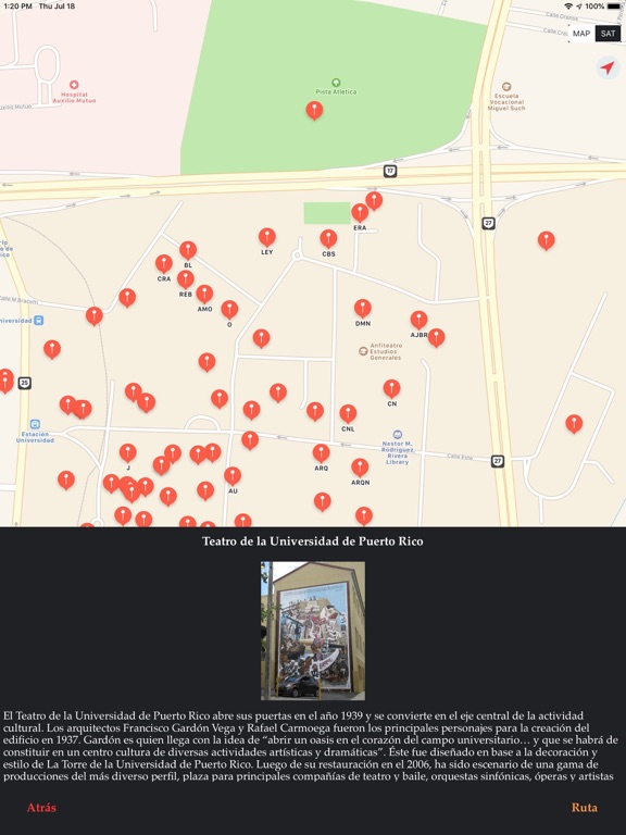 IUPIMap iPad screenshot 5 - Education app