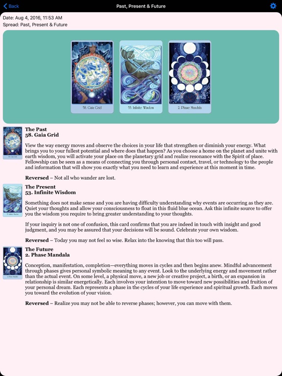 Screenshot #4 for Sacred Geometry Cards