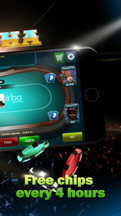 Poker Live Omaha & Texas Screenshot