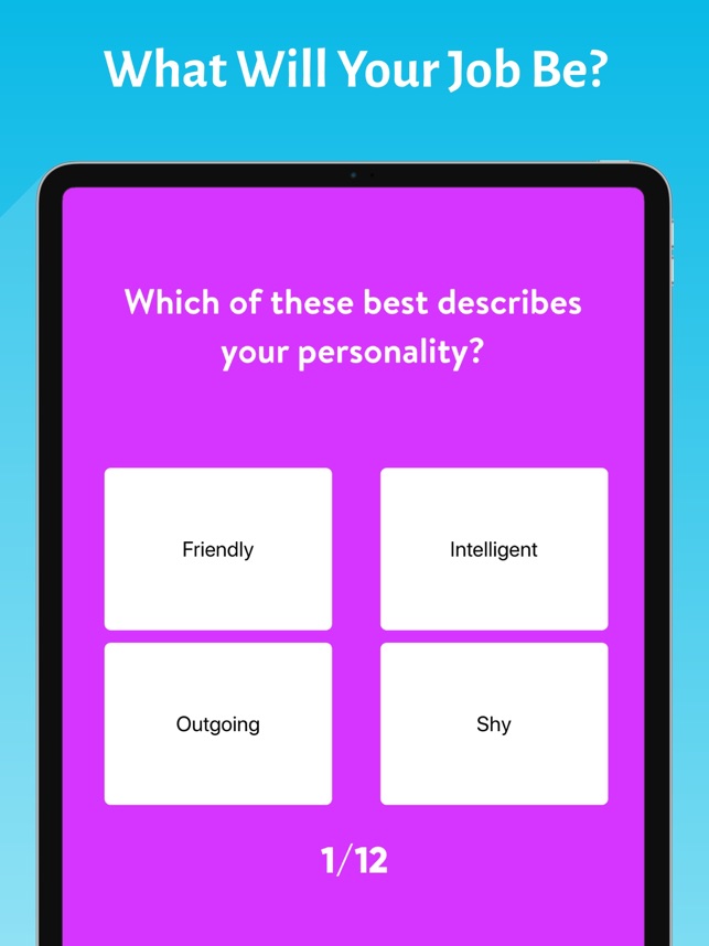 What is my future job quiz deals