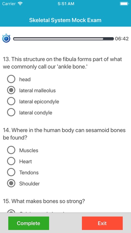 Skeletal System Quizzes screenshot-5