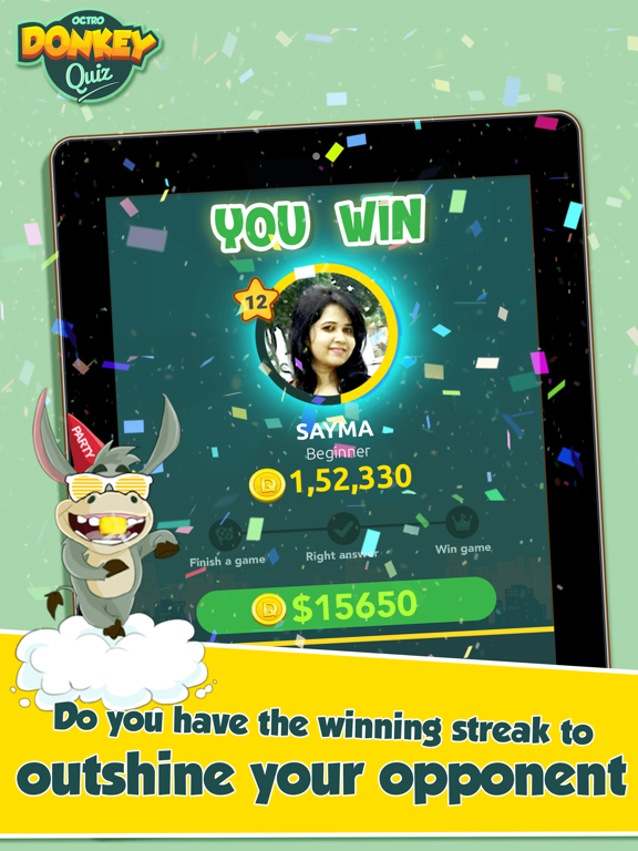 Screenshot #4 pour Donkey Quiz: India's Quiz Game