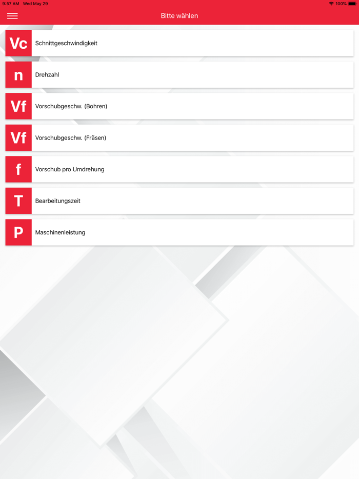 Märklen - Schnittdatenrechner