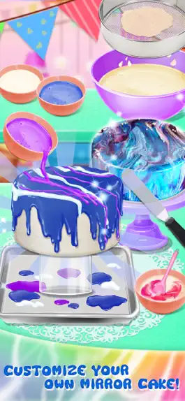 Game screenshot Galaxy Mirror Glaze Cake apk
