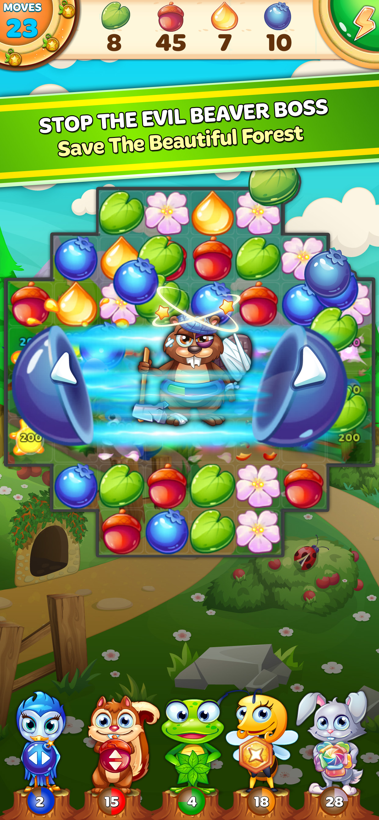 Forest Rescue: Match 3 Puzzle screenshot 3