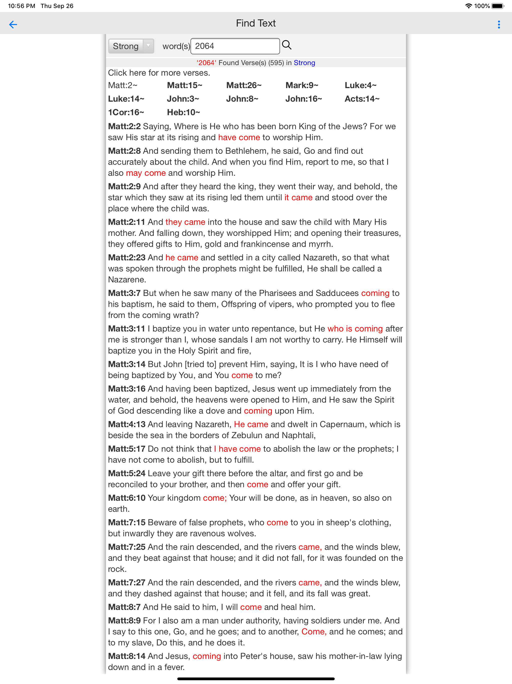Greek Reversible Interlinear screenshot 15
