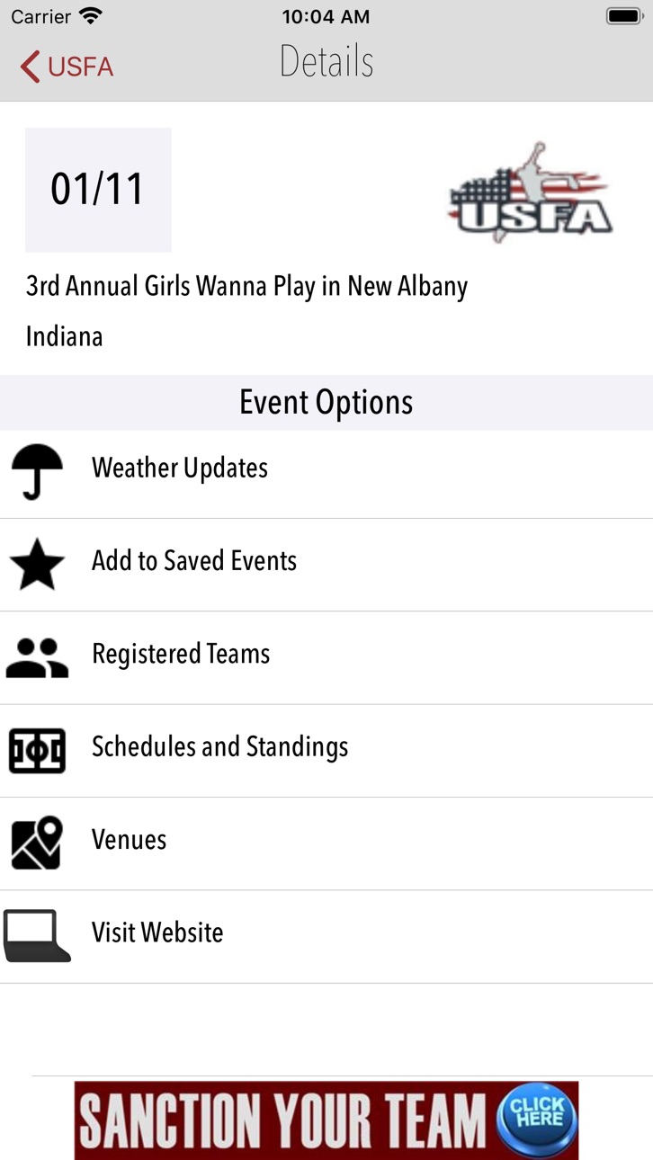 iPhone screenshot