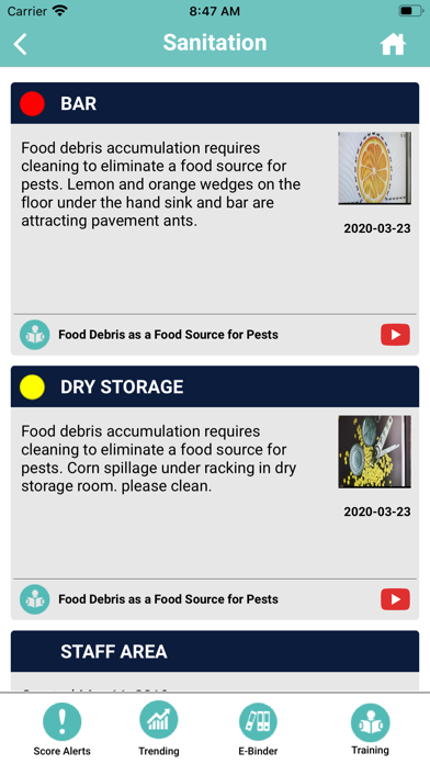 Abell Instant Reporting iPhone screenshot