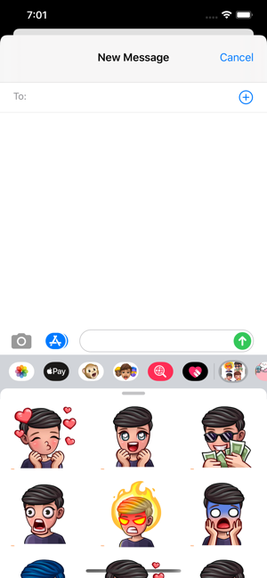 Boy New Emojis HD