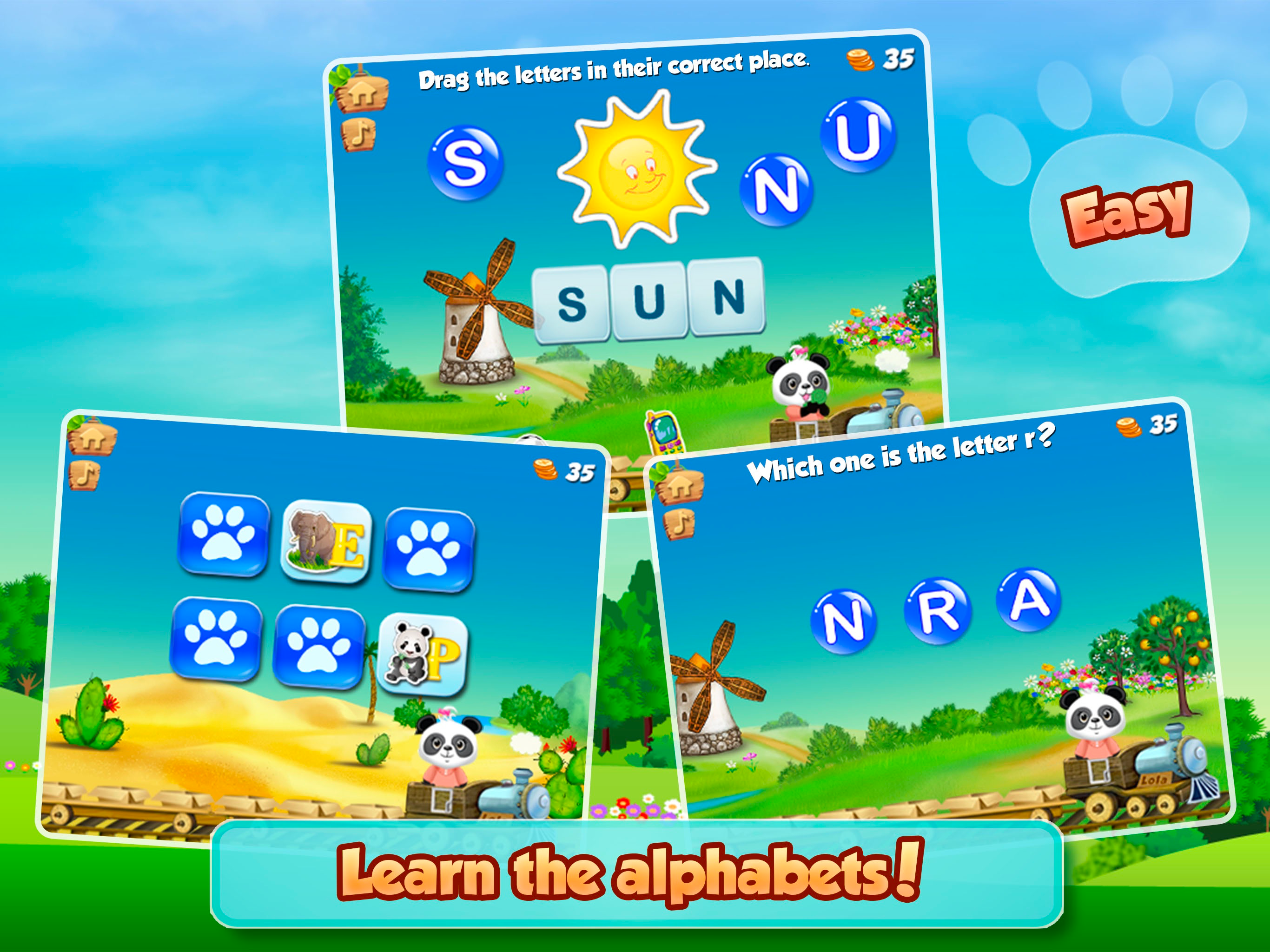 Lola's Alphabet Train ABC Game