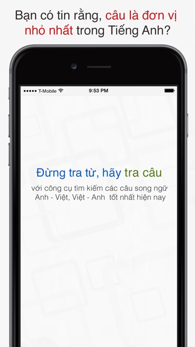 Tra câu Việt - Anh Screenshot