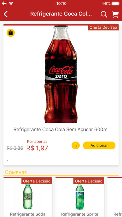 Decisão Entrega - Supermercado screenshot 2