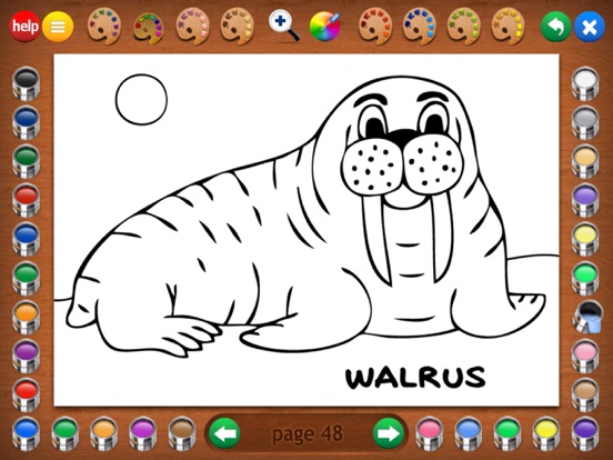 Screenshot #6 pour Coloring Book 3: Animals