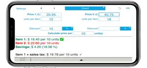 Unit Price Comparison screenshot #3 for iPhone