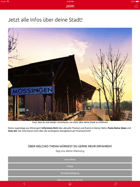 Screenshot #4 pour JAM! Mössingen