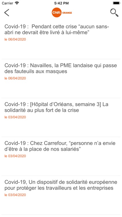 CFDT ORANGE screenshot-3