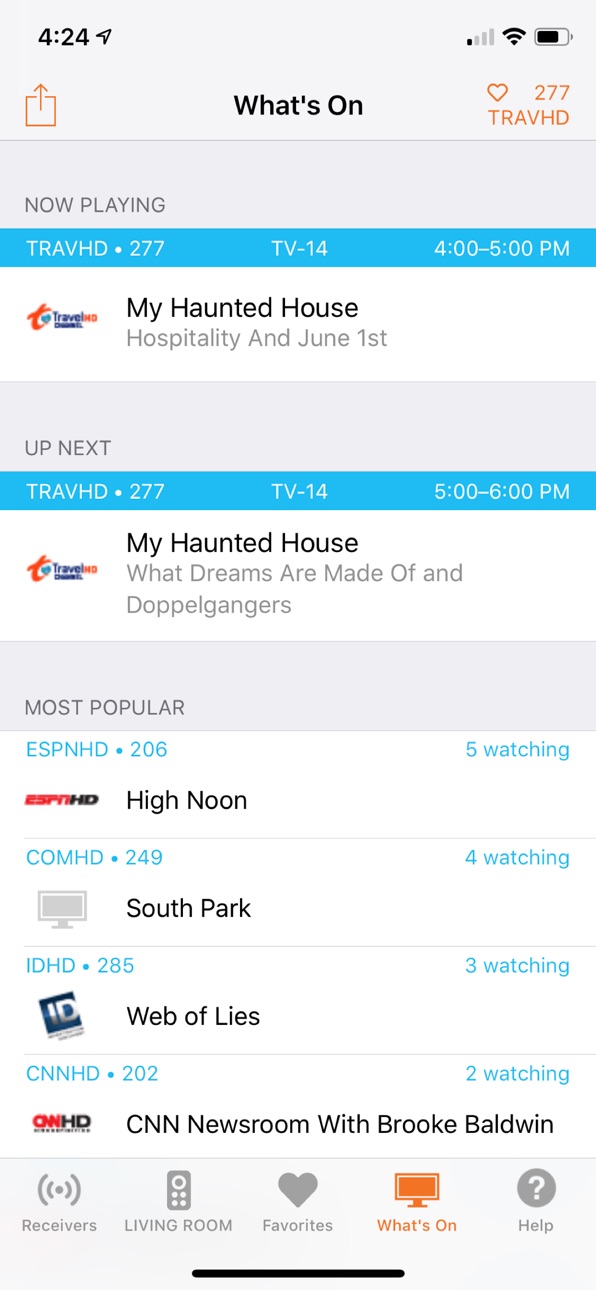 iPhone screenshot