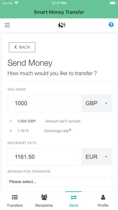 Screenshot #2 pour Smart Money Transfer