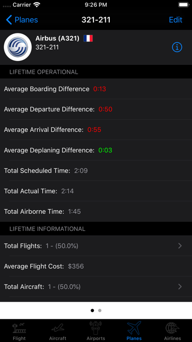 My Flight Log screenshot
