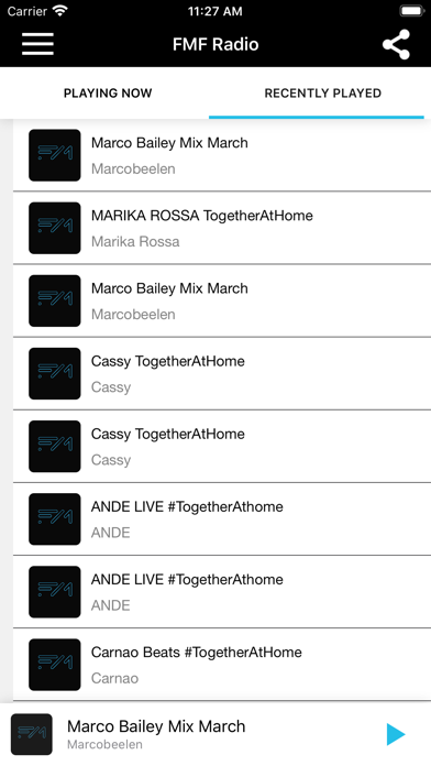 Screenshot #2 pour FMF Radio