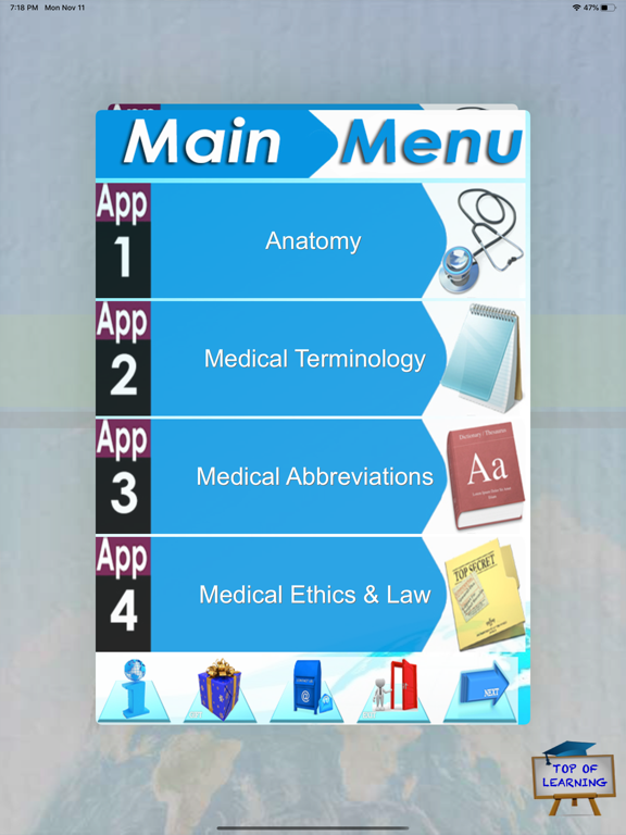Screenshot #4 pour Anatomy & Physiology 4Apps In1