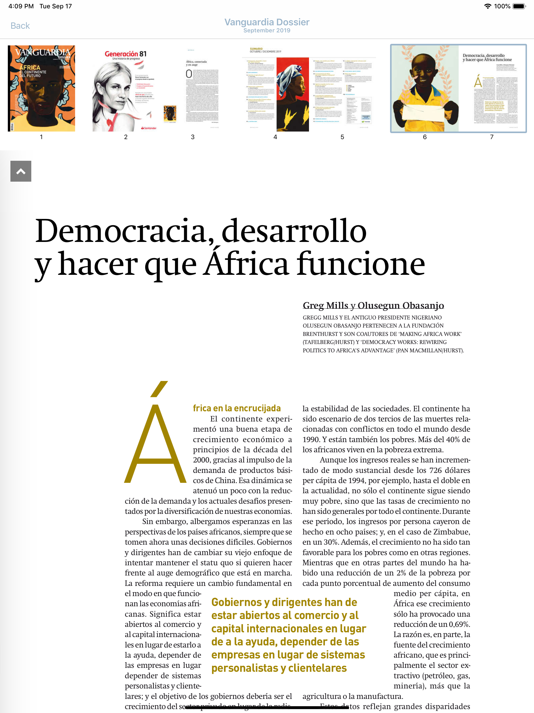 Vanguardia Dossier