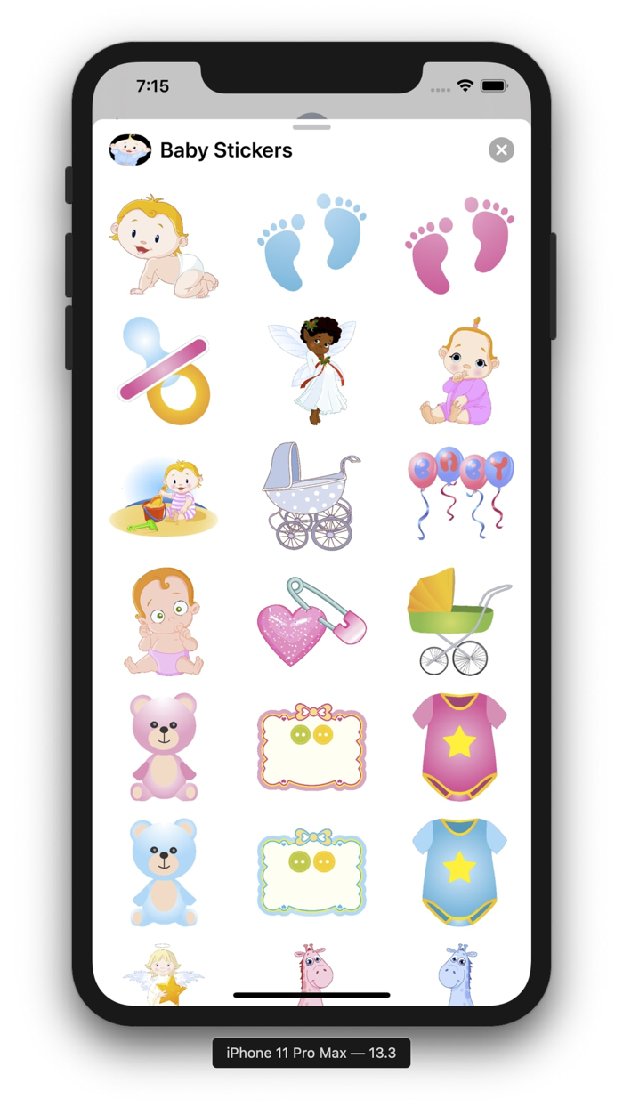 Baby Stickers and Emojis